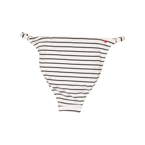Red Carter Striped Bikini Bottom White Size L - Picture 2 of 2
